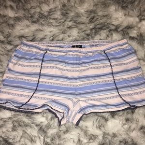 Women’s flowy shorts baby pink & blue size medium